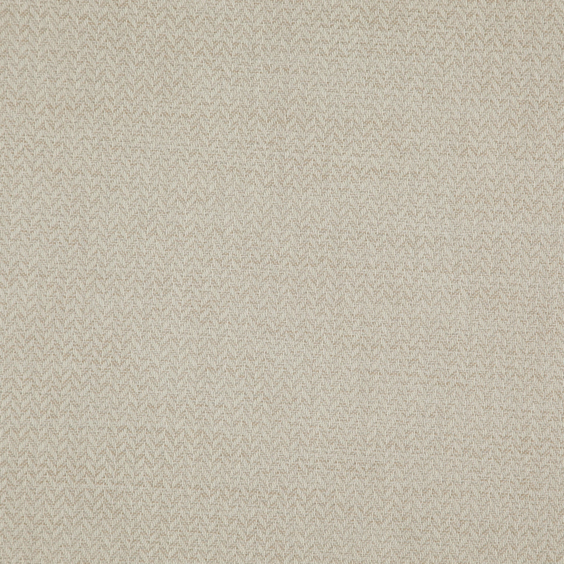 Beige woven fabric with a subtle chevron pattern; neutral upholstery texture.