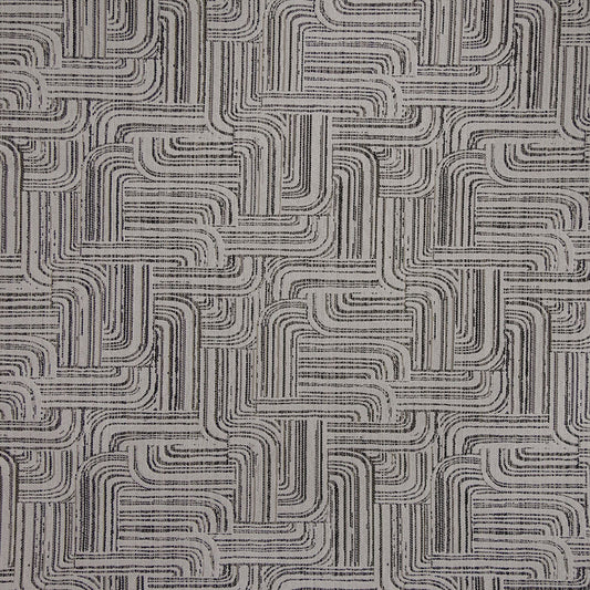 NICHOLASJOHN INC NJ-CHARLOTTE Iron Ore Geometric,Contemporary   Fabric - NJ25-797