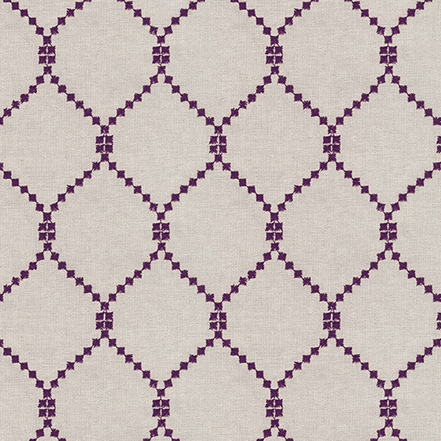 JF Fabrics DEMI 56 Fabric Traditional,Transitional,Contemporary,Diamond Purple  Embroidery,Texture,Linen Texture - 6473256 J8011