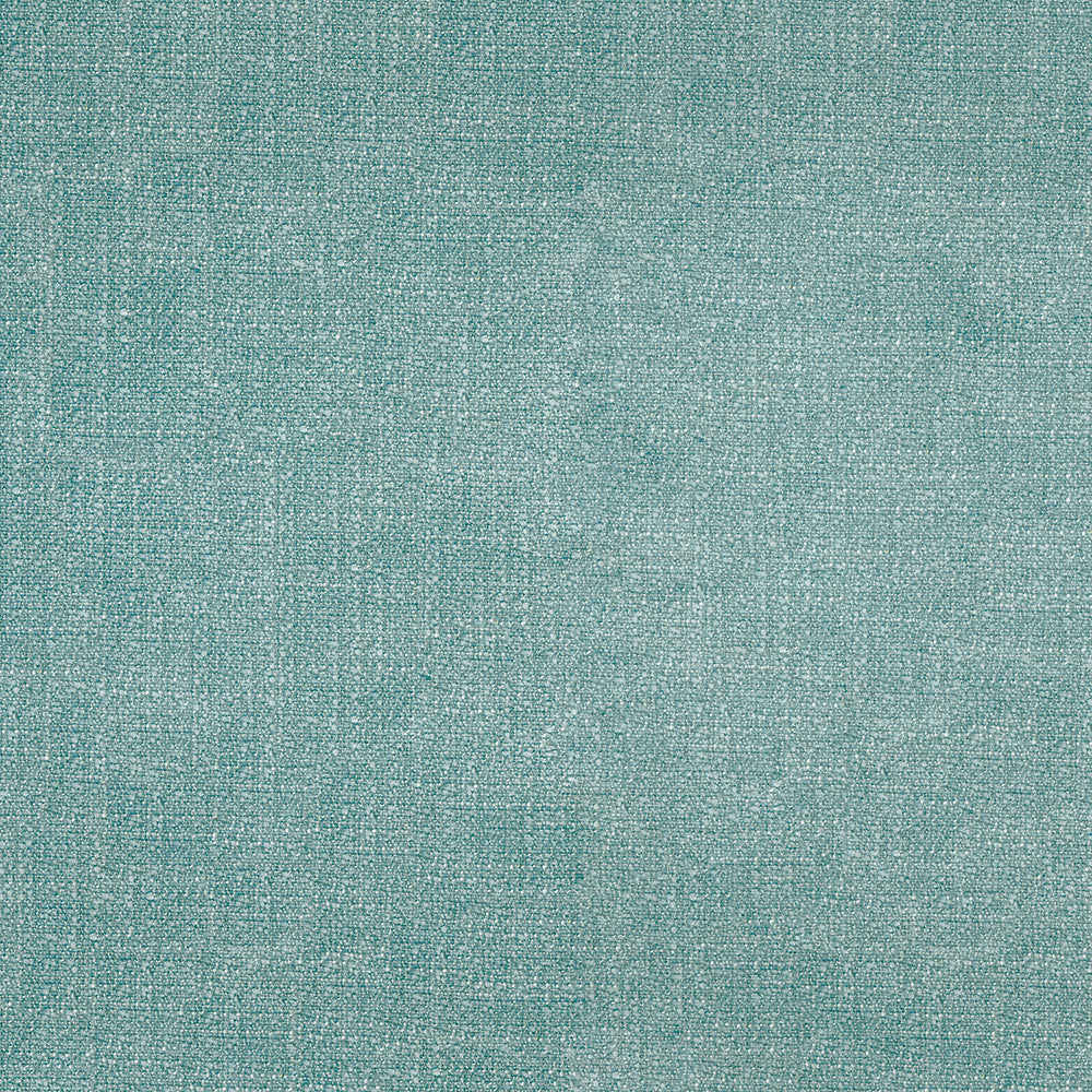 Teal woven fabric with a subtle linen-like texture and muted blue-green hue.