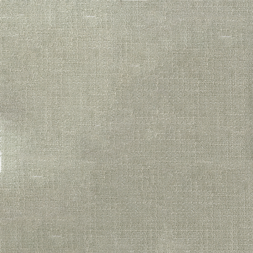 Solid platinum fabric swatch with a smooth, even surface; upholstery or home décor fabric.