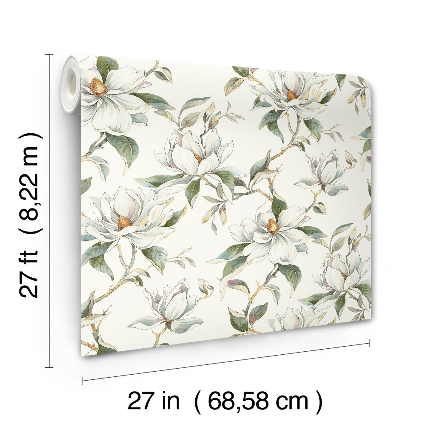 York Wallcoverings Candice Olson Decadence II Garden Jewels White Wallpaper Traditional Florals Whites and Off-Whites   - DF3311