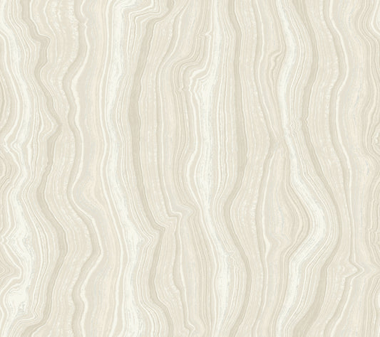 York Wallcoverings Candice Olson Decadence II Mineral Shimmer White and Pearl Wallpaper Modern Bohemian Whites and Off-Whites   - DF3322