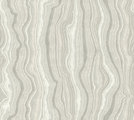 York Wallcoverings Candice Olson Decadence II Mineral Shimmer Gray and Pearl Wallpaper Modern Bohemian Greys   - DF3323