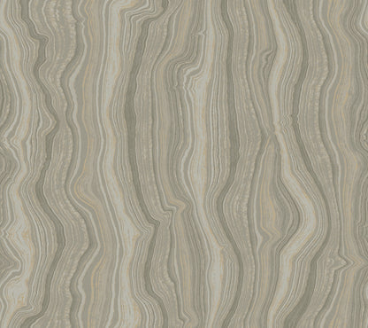 York Wallcoverings Candice Olson Decadence II Mineral Shimmer Taupe and Pearl Wallpaper Modern Bohemian Browns   - DF3325