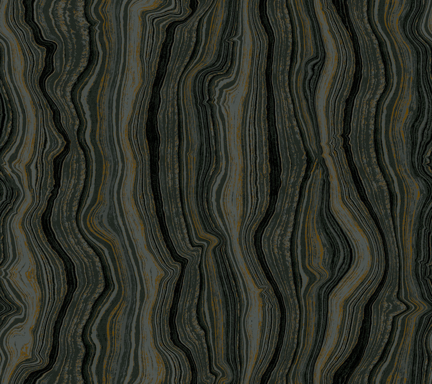 York Wallcoverings Candice Olson Decadence II Mineral Shimmer Black and Gold Wallpaper Modern Bohemian Blacks   - DF3326