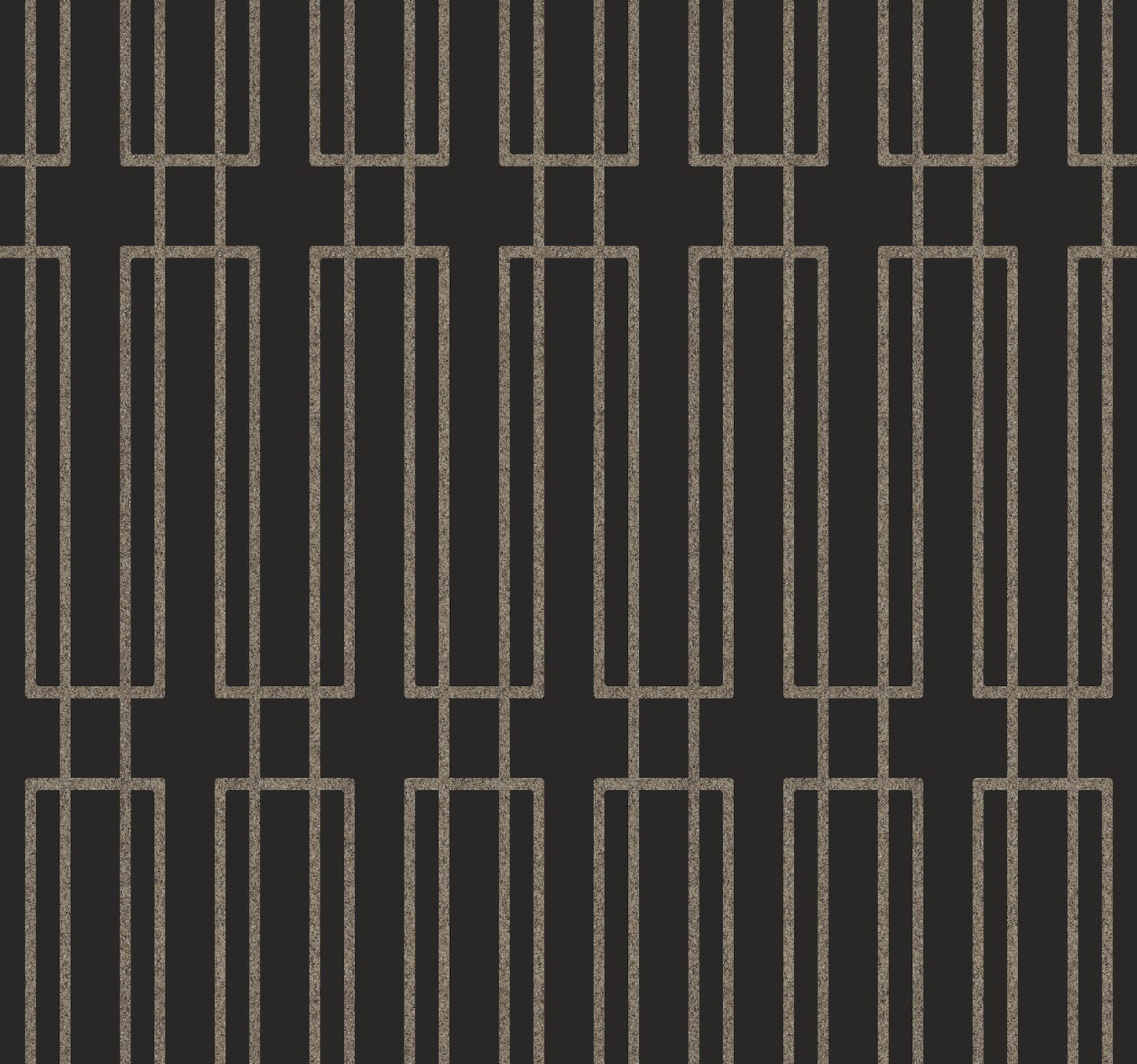 York Wallcoverings Candice Olson Decadence II Terrace Black Wallpaper Naturals Geometrics Blacks   - DF3328