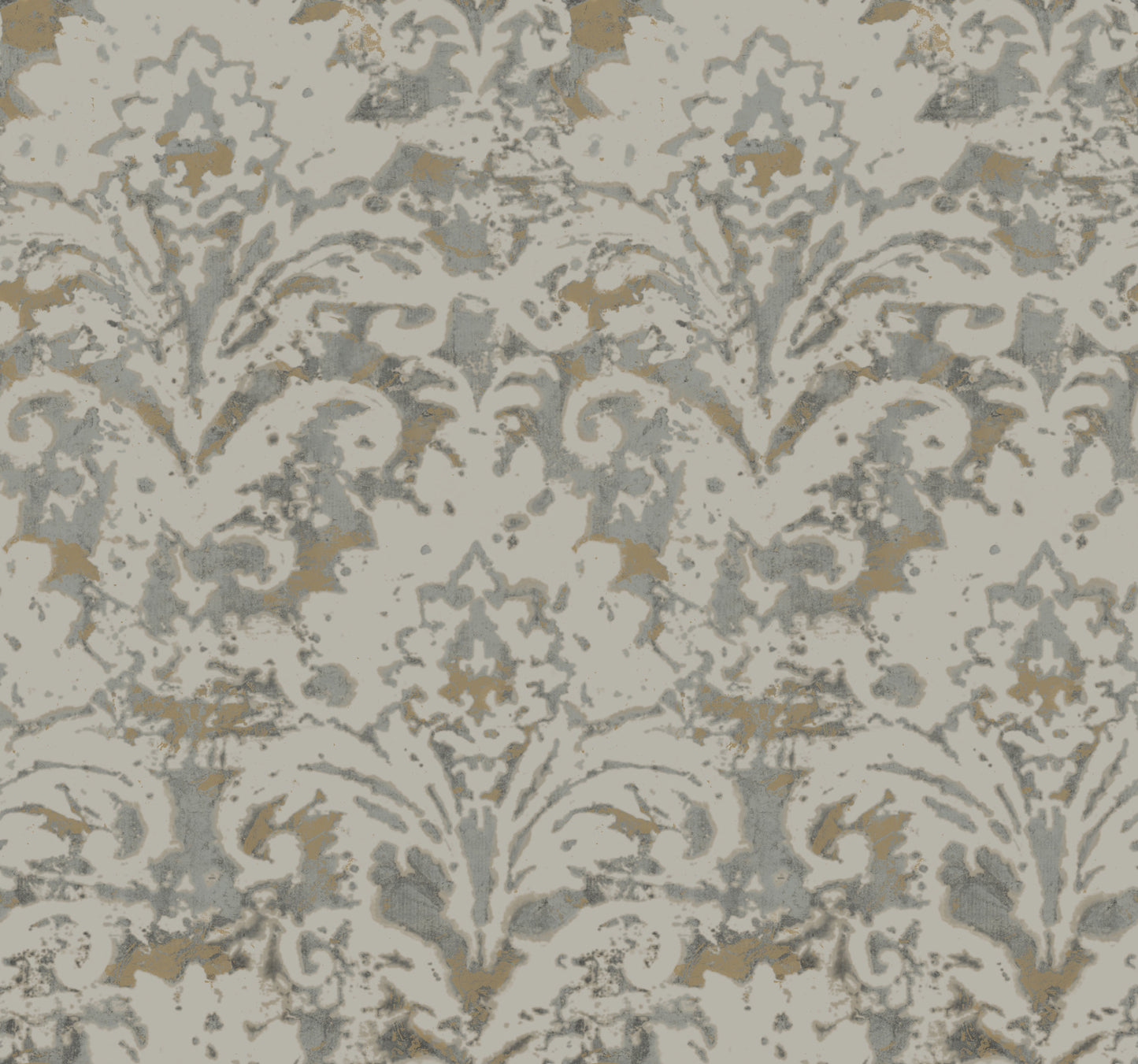 York Wallcoverings Candice Olson Decadence II Velvet Crush Damask Taupe and Gold Wallpaper Traditional Damasks Browns   - DF3331