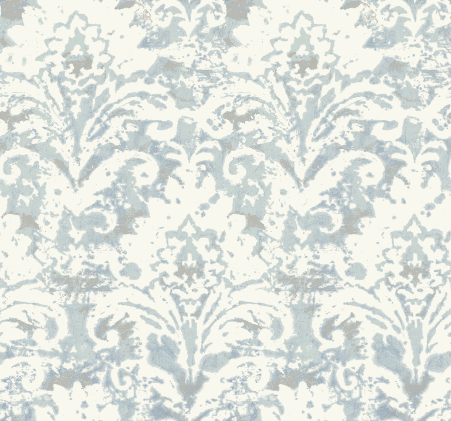 York Wallcoverings Candice Olson Decadence II Velvet Crush Damask Blue and Pearl Wallpaper Traditional Damasks Blues   - DF3335