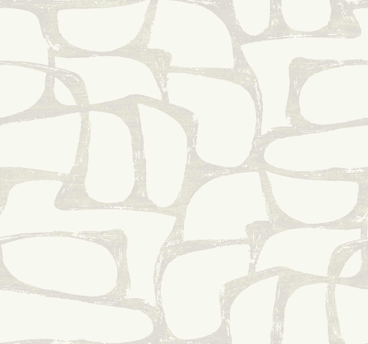 York Wallcoverings Candice Olson Decadence II Craftsman Geometric White and Soft Grey Wallpaper Modern Geometrics Whites and Off-Whites   - DF3353