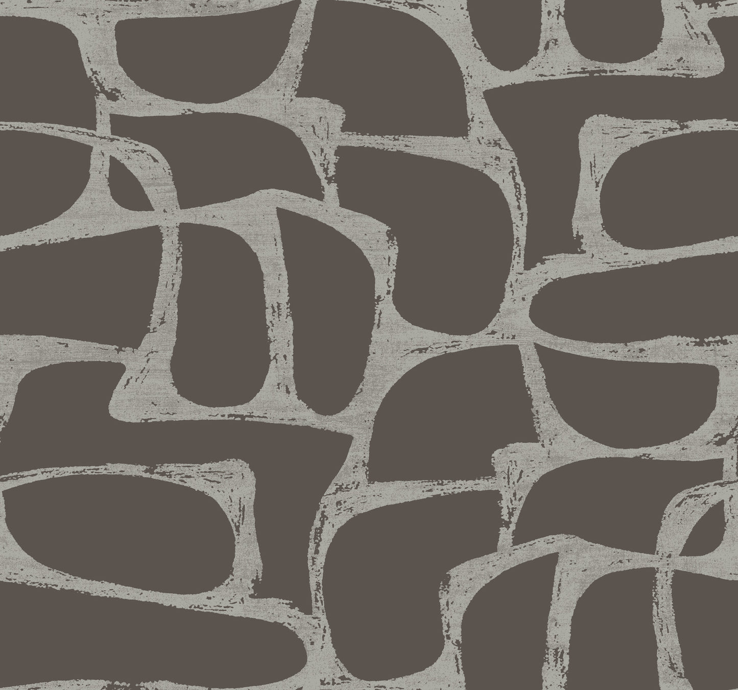 York Wallcoverings Candice Olson Decadence II Craftsman Geometric Mocha Wallpaper Modern Geometrics Whites and Off-Whites   - DF3355