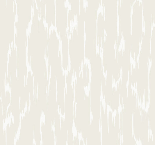 York Wallcoverings Candice Olson Decadence II Flowing Pearl Wallpaper Glam Sculptured Finishes Whites and Off-Whites   - DF3366