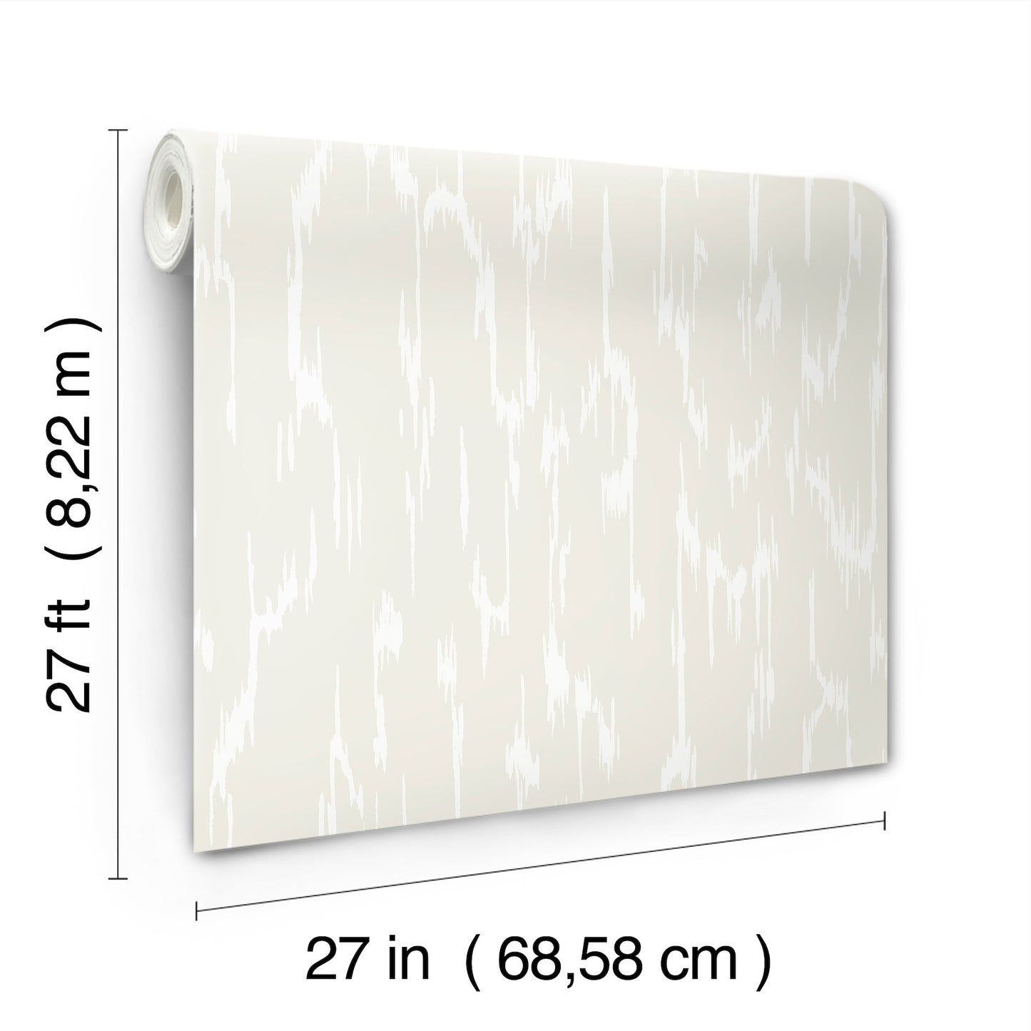 York Wallcoverings Candice Olson Decadence II Flowing Pearl Wallpaper Glam Sculptured Finishes Whites and Off-Whites   - DF3366