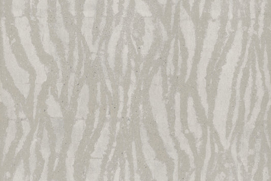 York Wallcoverings Candice Olson Decadence II Zebra Chic Silver Wallpaper Modern Textures Metallics   - DF3392