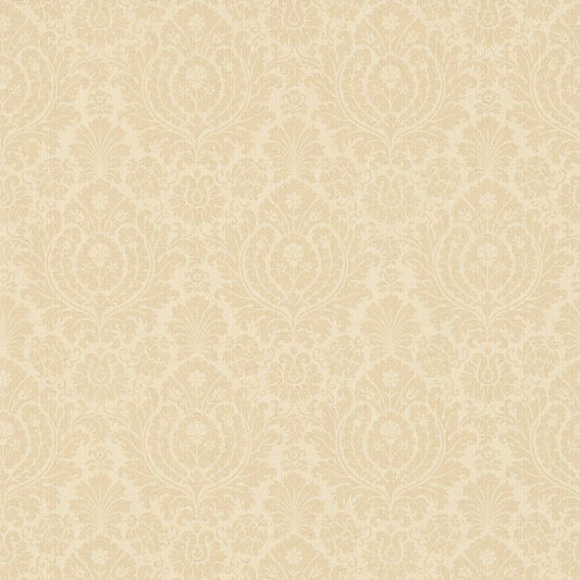 SANDERSON Fabienne Wallpaper Damasks Sand  Gravure Printed Wallpaper - DFAB214069