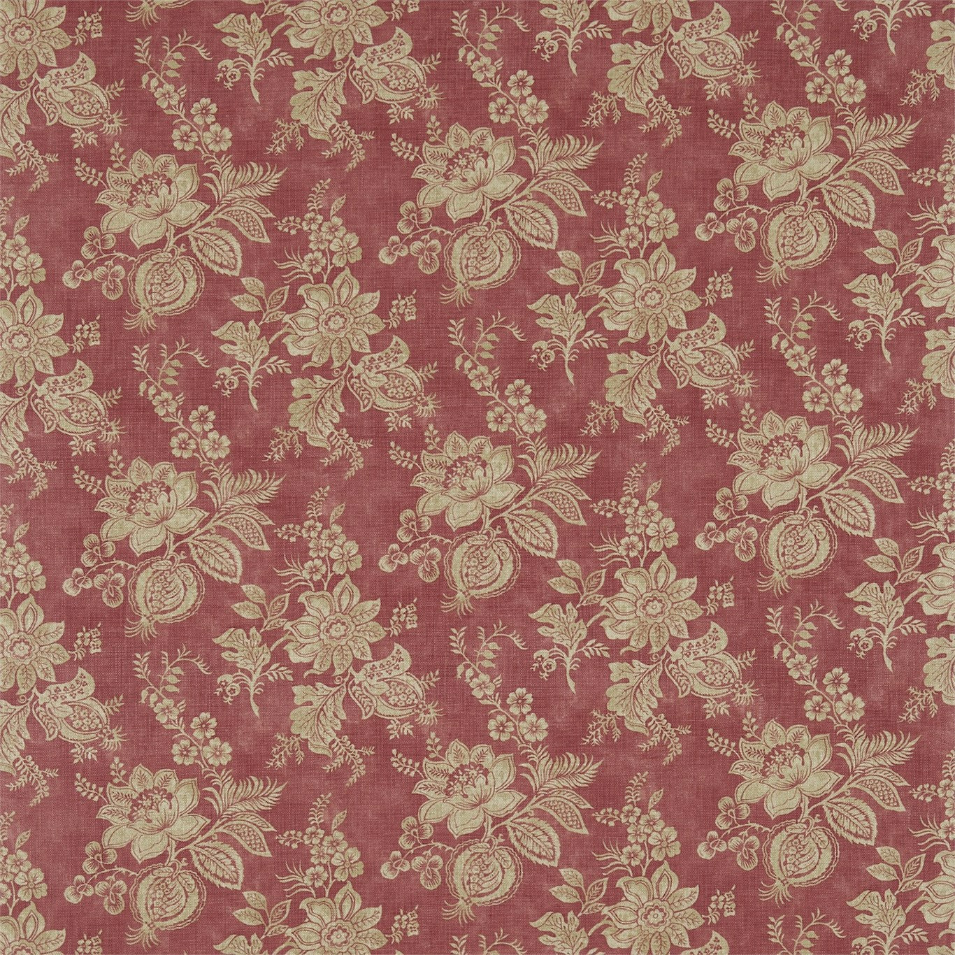 SANDERSON Lyon Fabric Leaves , Trees Russet   - DFAB223972
