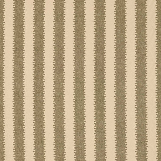 SANDERSON Aperigon Swag Fabric Stripes Gobelin Green   - DGDF237379