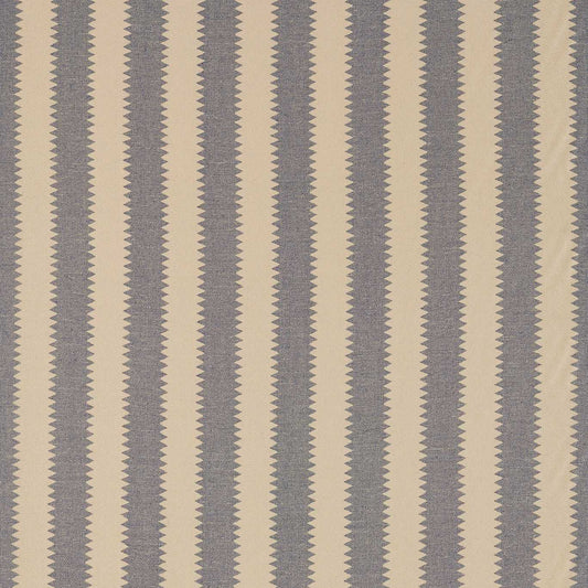 SANDERSON Aperigon Swag Fabric Stripes Woad   - DGDF237380