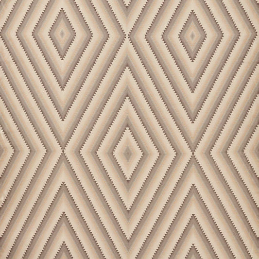 SANDERSON Dazzle Fabric Stripes Jute   - DGDF237388