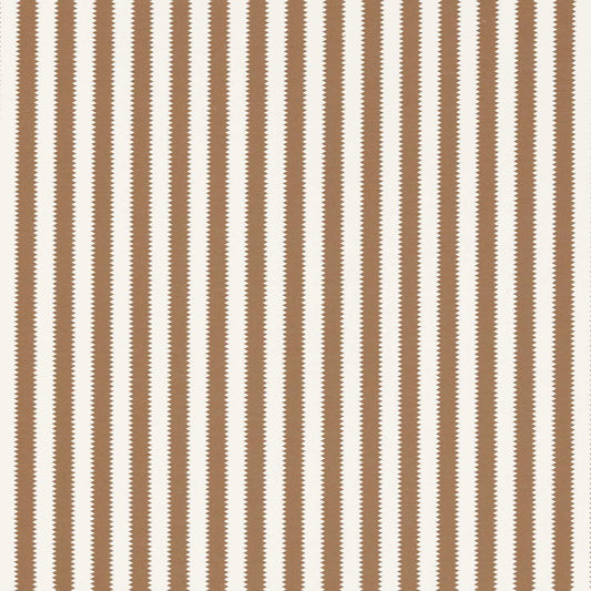 SANDERSON Regency Aperigon Fabric Stripes Nut,Alabaster   - DGDF237402