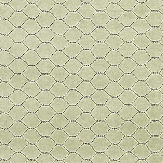 SANDERSON Faraday Velvet Fabric Geometric Aphrodite   - DGDV237406