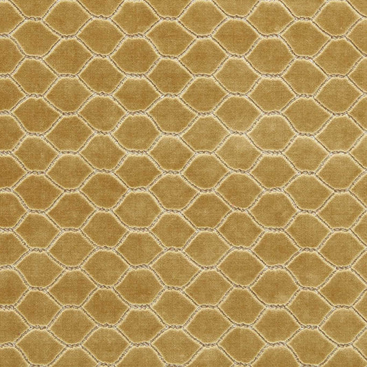 SANDERSON Faraday Velvet Fabric Geometric Celadon   - DGDV237407