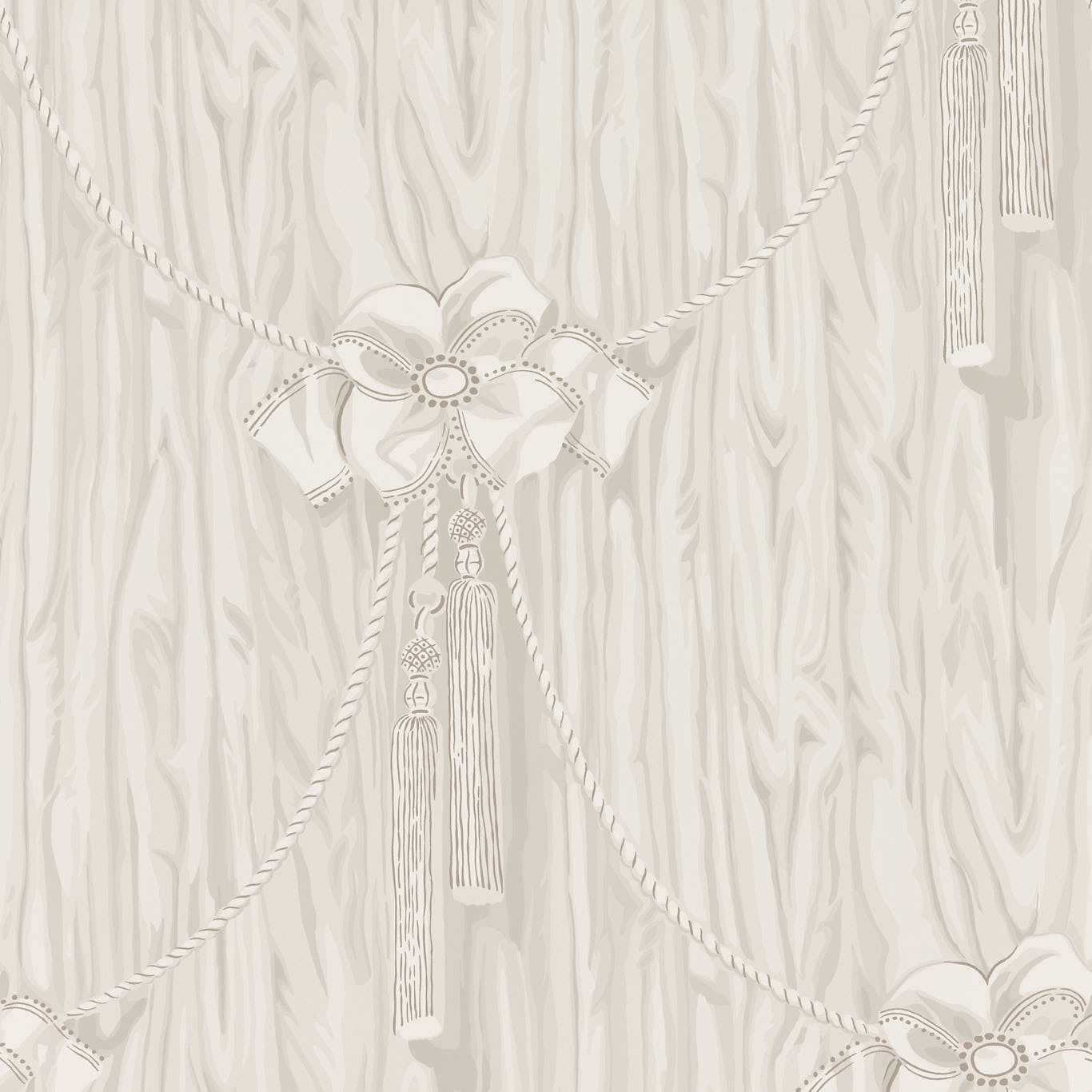 SANDERSON Wilsford Wallpaper Other Bone  Rotary Printed Wallpaper - DGDW217310