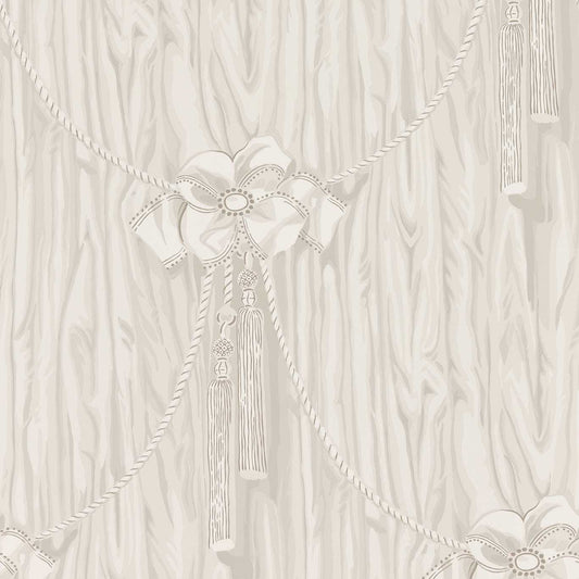 SANDERSON Wilsford Wallpaper Other Bone  Rotary Printed Wallpaper - DGDW217310