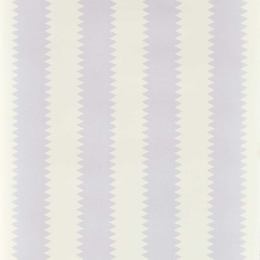 SANDERSON Aperigon Parade Wallpaper Stripes Tyrian Lilac  Surface- Printed Wallpaper - DGDW217375