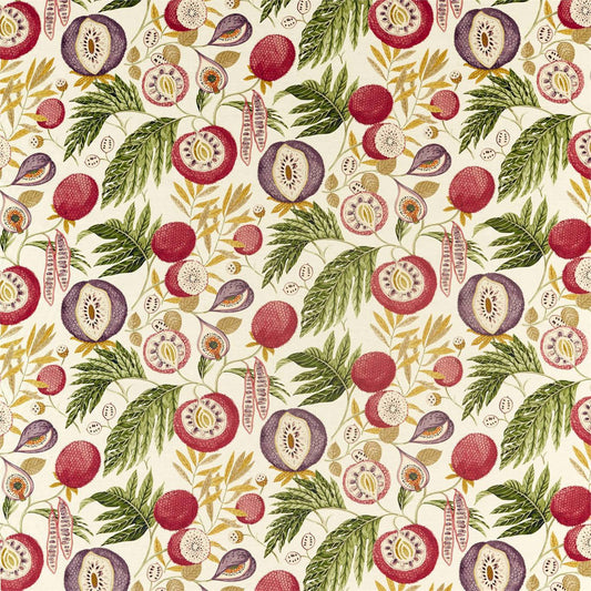 SANDERSON Jackfruit  Fabric Leaves , Trees Fig,Olive   - DGLA226562