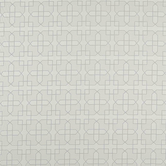 SANDERSON Hampton Weave  Fabric Geometric Glasshouse Grey   - DGLA236771