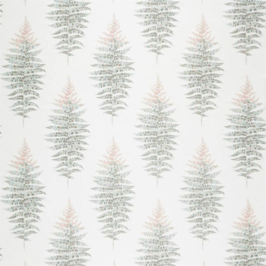 SANDERSON Fernery Weave  Fabric Leaves , Trees Orchid Grey   - DGLA236779