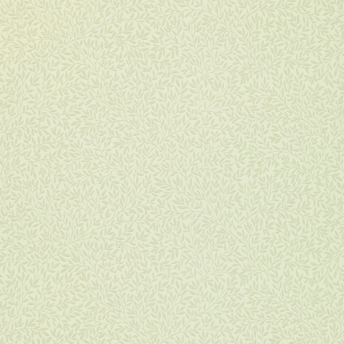 MORRIS & CO Standen Wallpaper Leaves , Trees Hemp,White  Surface- Printed Wallpaper - DGW148101
