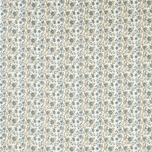 SANDERSON Azalea Walk Fabric Classic Floral Wedgwood   - DHIF227332