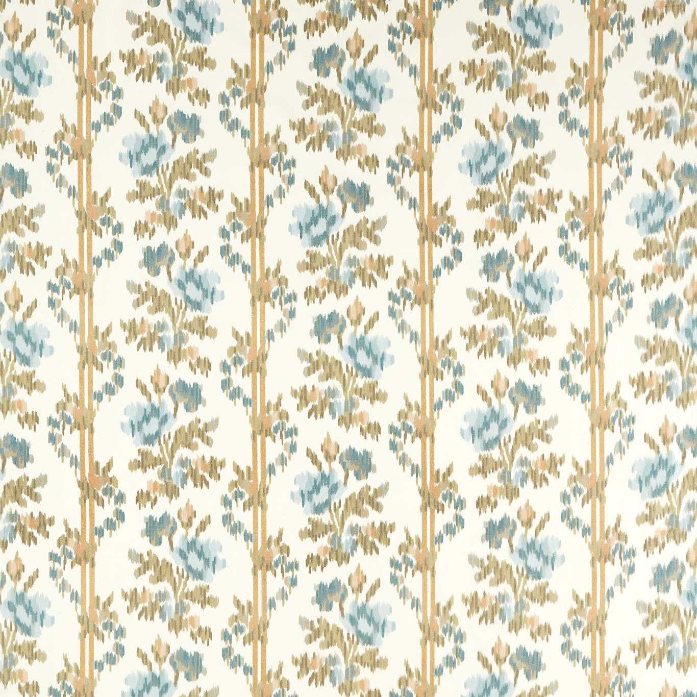 SANDERSON Apothecary Rose Fabric Contemporary, Floral Ether Blues   - DHIF237596