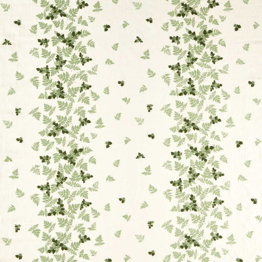 SANDERSON Alice`s Fern Fabric Leaves , Trees Silver,Green   - DHIF237598