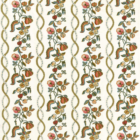 SANDERSON Kitchen Garden Fabric Classic Floral English Quince   - DHIF237599