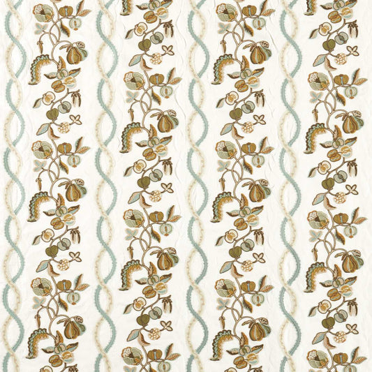 SANDERSON Kitchen Garden Fabric Classic Floral Gloucestershire Pear   - DHIF237600
