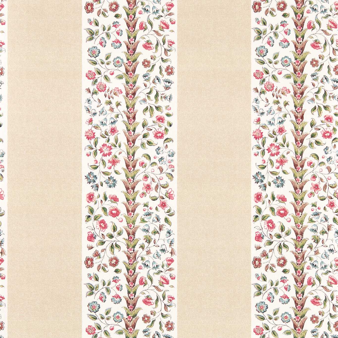 SANDERSON Pergola Stripe Wallpaper Classic Floral High Tea  Digital Print Wallpaper - DHIP217506