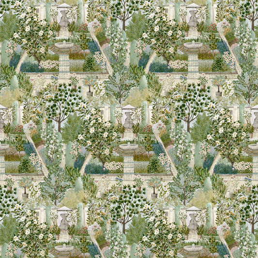 SANDERSON Carpet Garden Wallpaper Landscapes Paradise  Digital Print Wallpaper - DHIP217518
