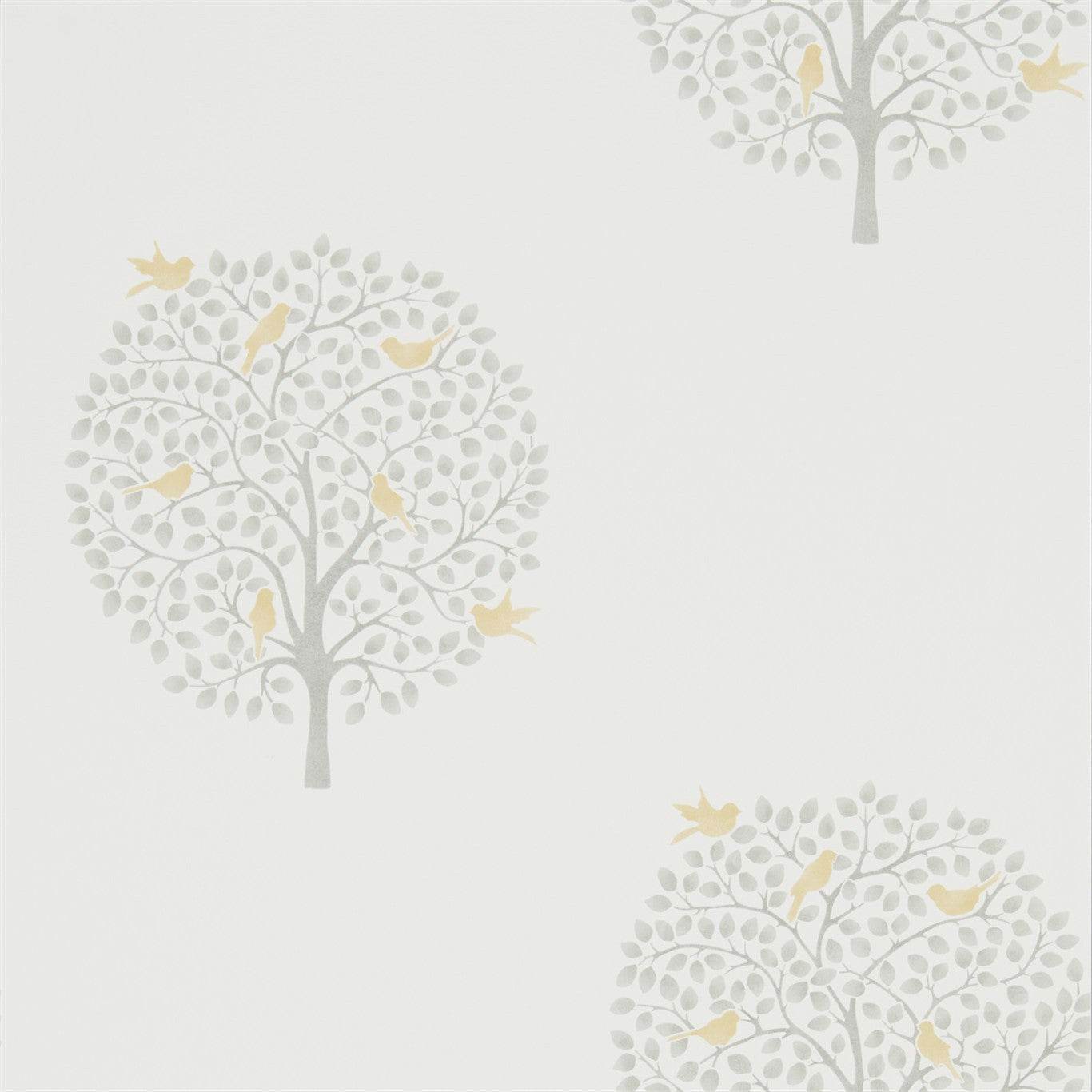 SANDERSON OUTLET Bay Tree Wallpaper Leaves , Trees Dijon,Mole   - DHPO216360