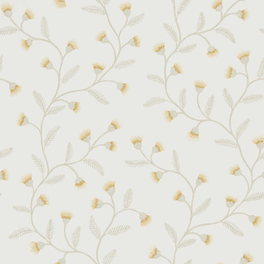 SANDERSON Everly Wallpaper Classic Floral Barley  Gravure Printed Wallpaper - DHPO216375