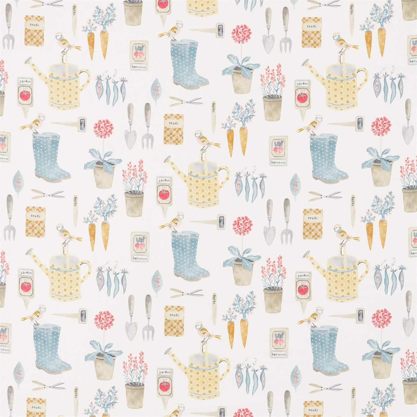 SANDERSON OUTLET The Gardener Fabric Other Dijon   - DHPO226347