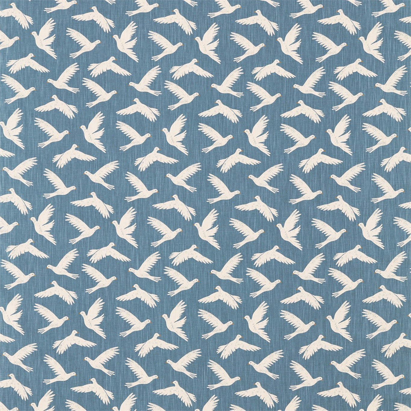 SANDERSON OUTLET Paper Doves Fabric Birds Denim   - DHPO226352