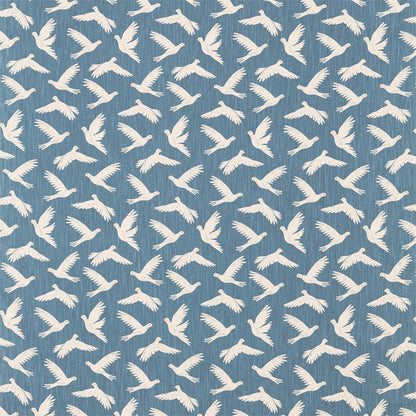 SANDERSON OUTLET Paper Doves Fabric Birds Denim   - DHPO226352