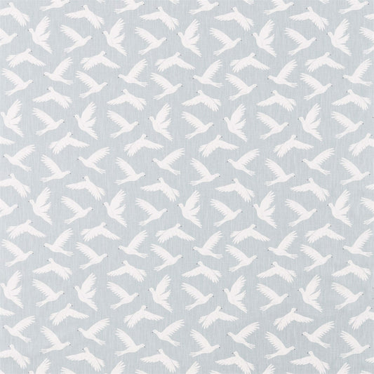 SANDERSON OUTLET Paper Doves Fabric Birds Mineral   - DHPO226353