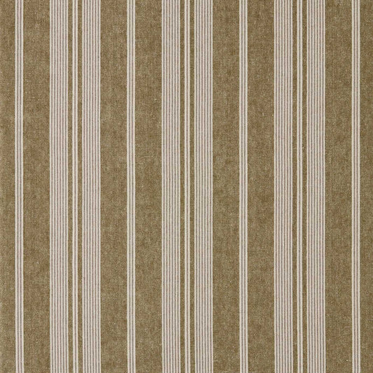 SANDERSON Amberley Stripe Fabric Stripes Meadow Moss   - DHPS237638