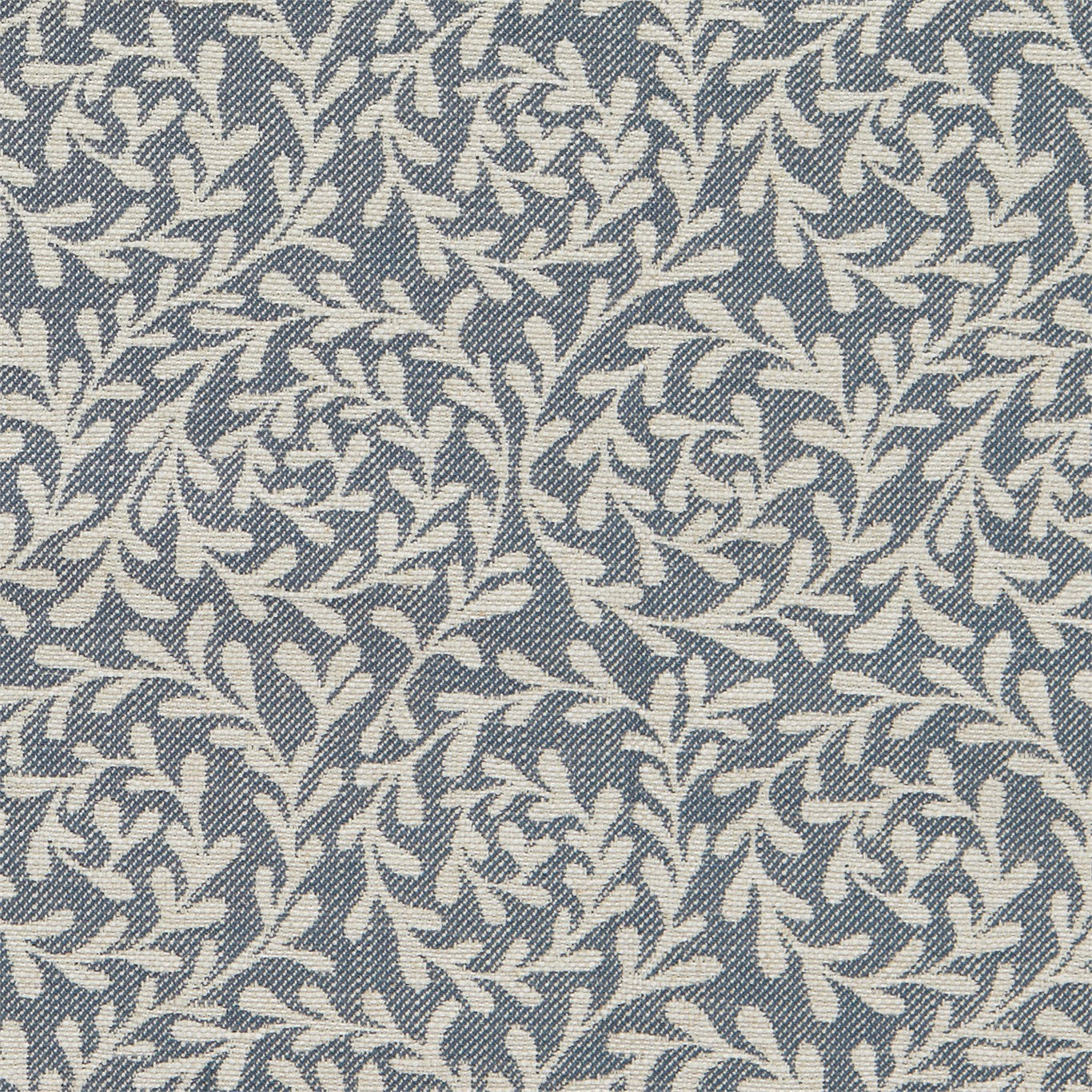 SANDERSON Meade Fabric Leaves , Trees Indigo   - DHPU236442