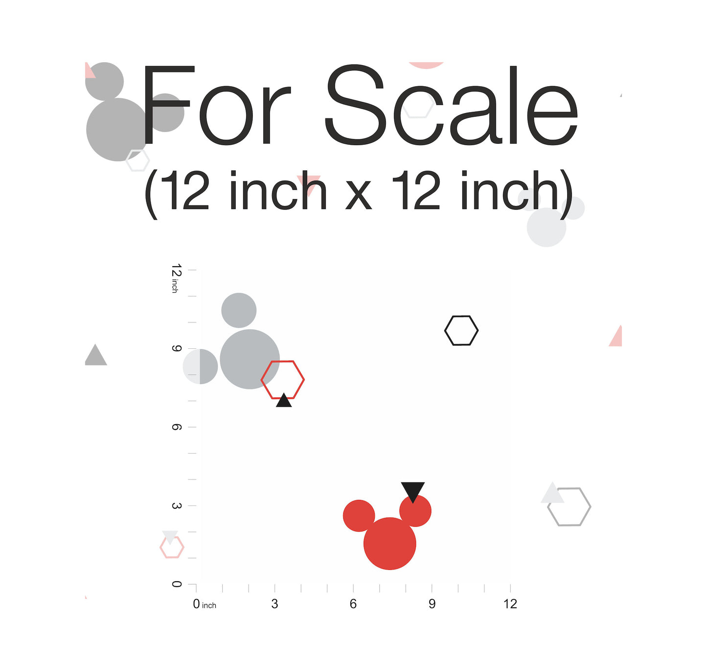 York Wallcoverings Disney Kids Vol. 4 Disney Minnie Mouse Dots Red and Black Wallpaper  Children and Nursery Blacks   - DI0927