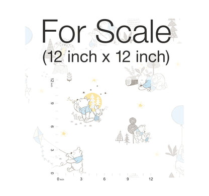 York Wallcoverings Disney Kids Vol. 4 Disney Winnie the Pooh Playmates Yellow Wallpaper  Animals Yellows   - DI0982